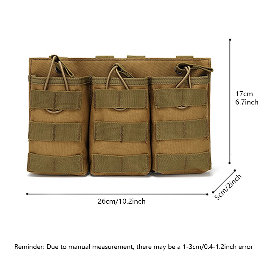 Trainings-Tasche mit drei Artikeln, Feldweste, Molle-Zubehörtasche, verschiedene Tasche, Aufbewahrungstasche AK M4, Walkie-Talkie-Tasche – Detail 1