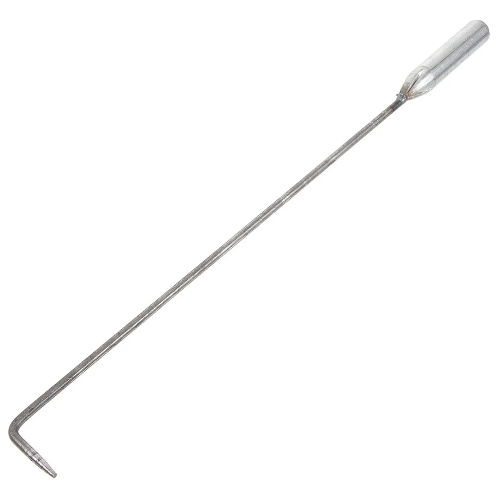 Household Fire Poker Fireplace Poker Handheld Charcoal Camping Fireplace Steel 1pc For Fire Pit Campfire 33cm