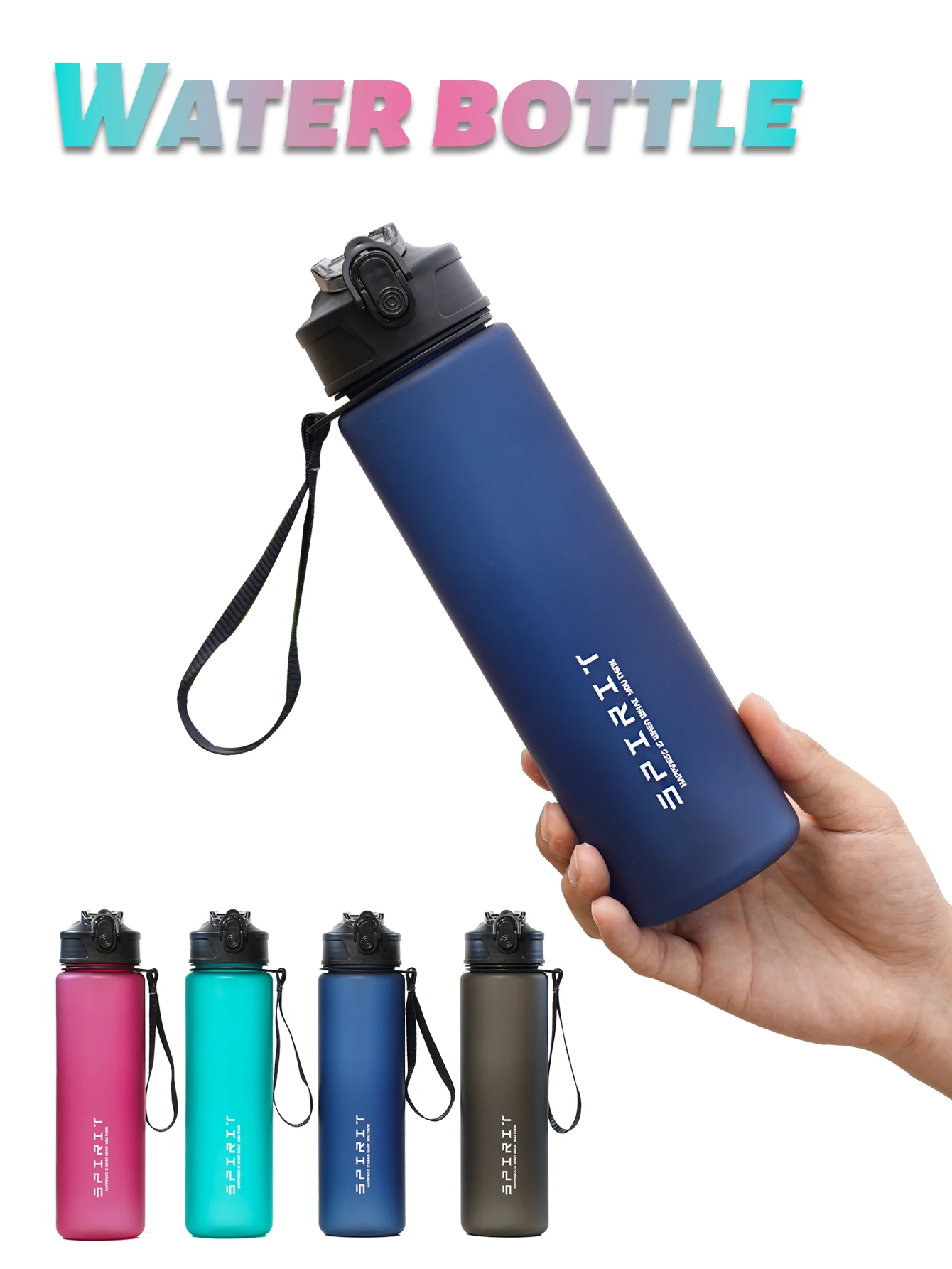 750ml Sporttrinkflasche für Outdoor, Camping, Fitness - Urlaubs- und Geburtstagsgeschenk Geeignet für einen Aktiven Lebensstil – Detail 6