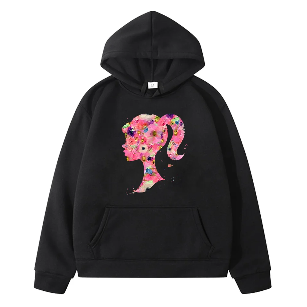 

Kenough Hot Pink Barbenheimer Hoodies Kawaii Long Sleeve Kids Sweatshirt for Autumn/Winter Boys and Girls Cartoon Print Clothing
