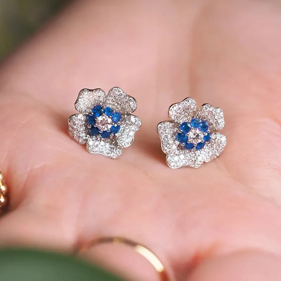 ピアス [KATENKELLY] Shell Flower Earrings Amazon.com: Gold Plated Chunky Flower Earrings for Women