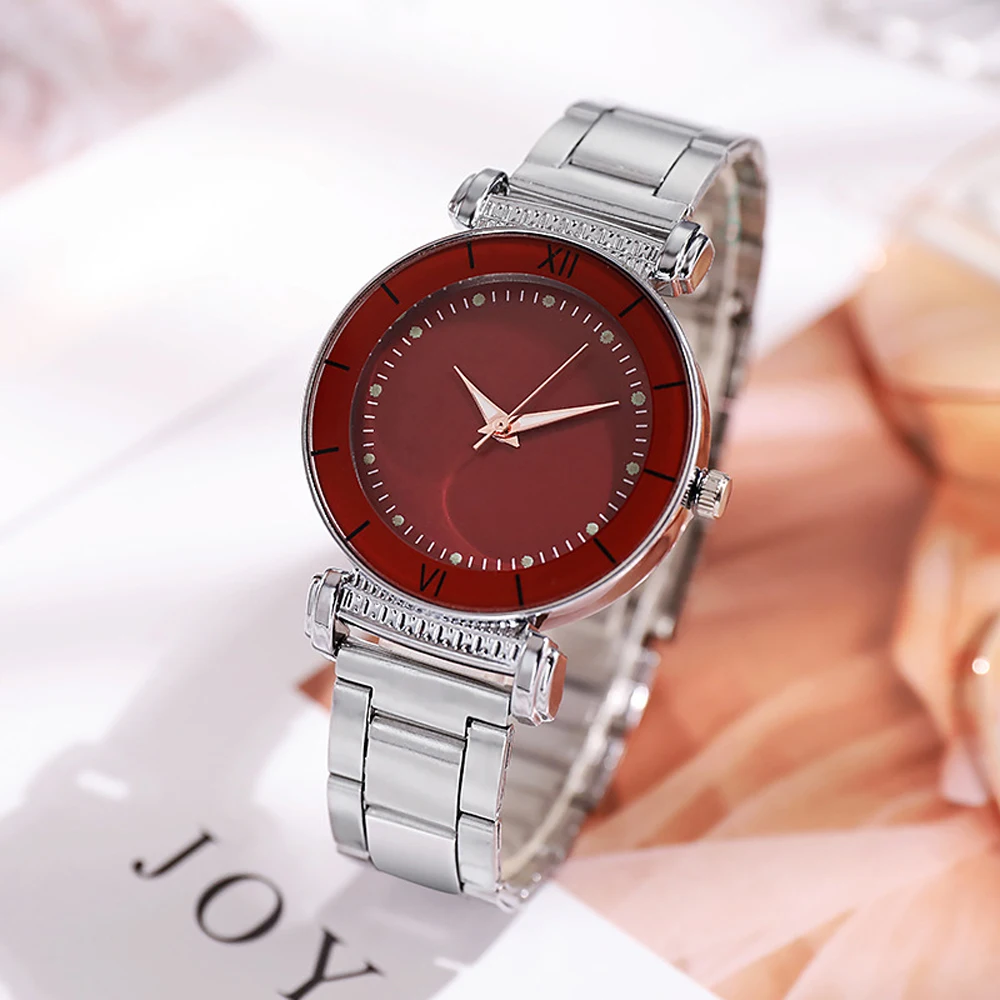 

Top Style Ladies Wrist Watch Women Clock Female Steel Strap Wristwatches Luxury Feminine Dress Quartz Relojes Para Mujer Watches