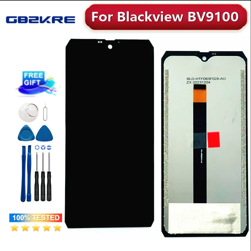 Новинка, ЖК-дисплей Blackview BV9100 с зеркальной заменой, ЖК-экран Blackview BV9100, ЖК-датчик
