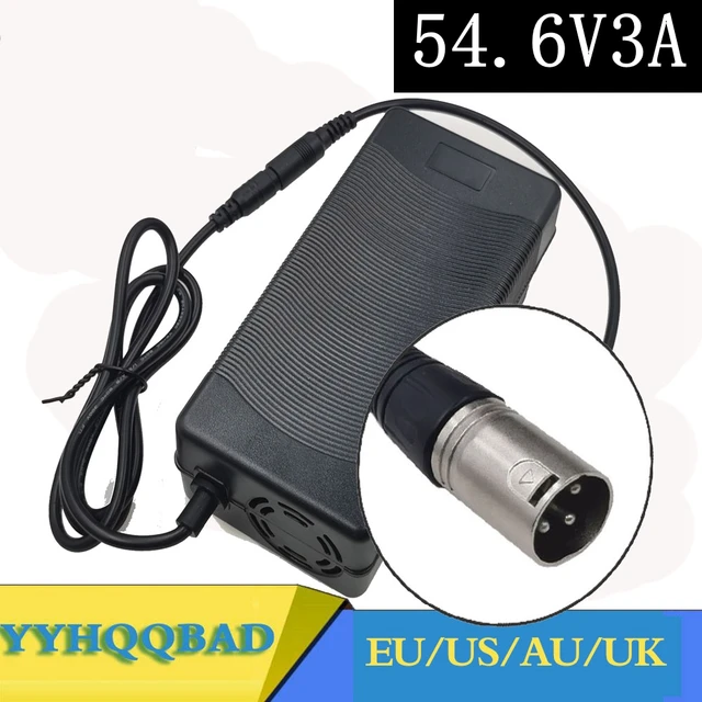 54.6v 3a Charger 54.6v 3a Electric Bike Lithium Battery Charger