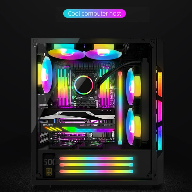 COOLMOON 簢 ARGB Ʈ , ǻ ̽ , ںƮ Ʈ,  ÷ Ʈ , LED  Ʈ Ʈ