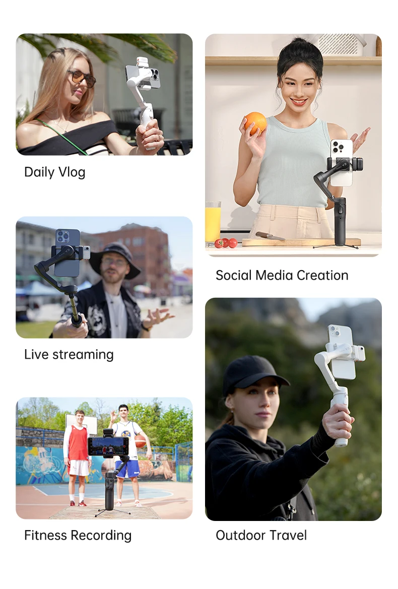 iSteady V3 Gimbal Stabilizer for Smartphone,3-Axis Phone Gimbal for Video Record