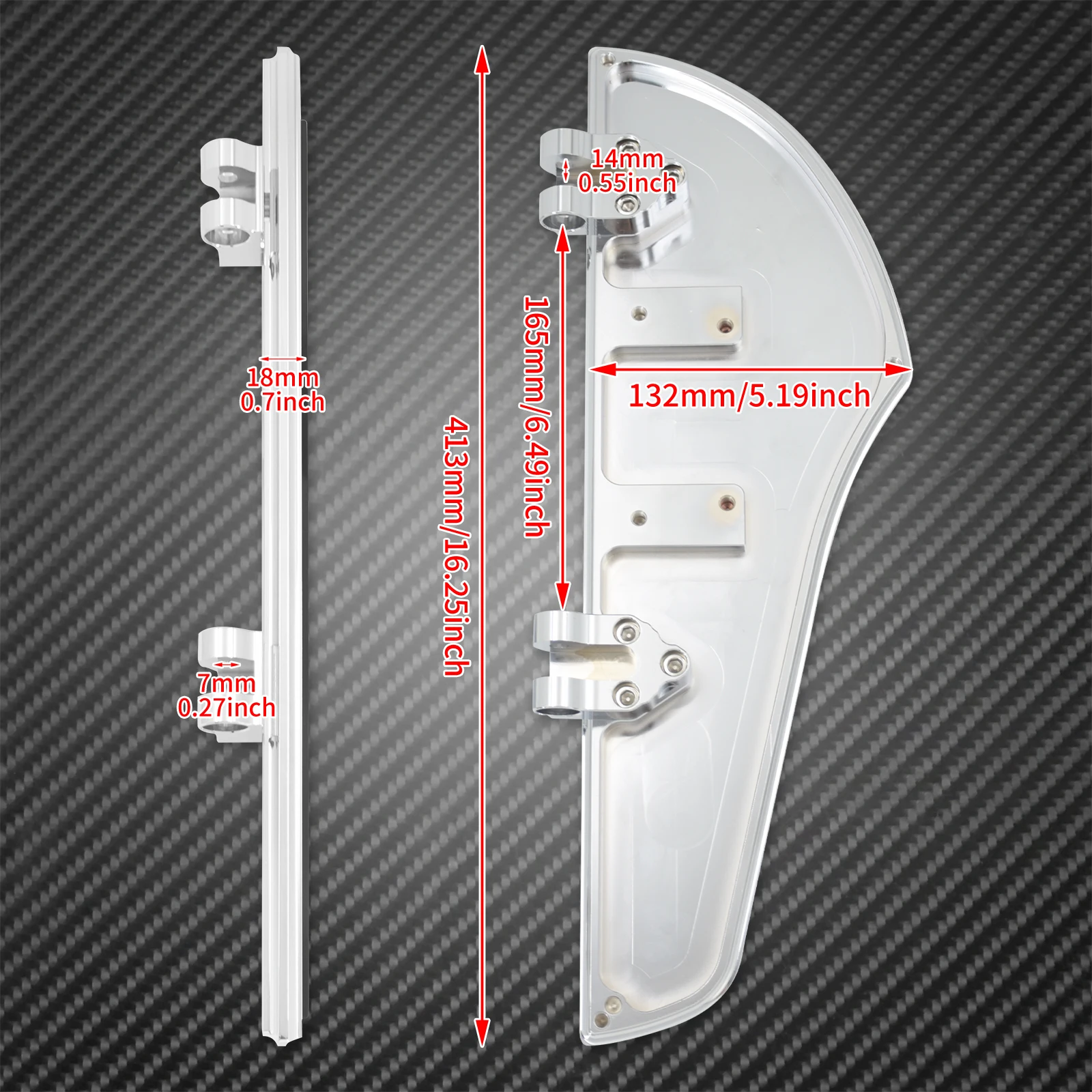 오토바이 드라이버 플로어 보드 라이더 프론트 풋 보드 크롬 Harley Dyna FLD 2012-2016 FL Softail 1986-2017 Touring 1986-2023
