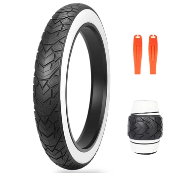 ZUKKA Fat Bike Pneumatico 20 x 4,0 pollici Mountain Bike Pneumatico Fat Tire 20/26 pollici Sostituzione pieghevole con scanalature profonde resistenti