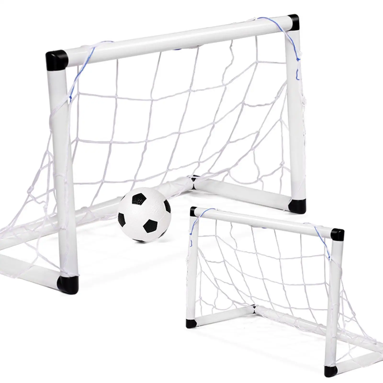 thumbnail image 1 of Juego de porterías de fútbol para niños, marco de portería de fútbol, red de fútbol liviana, portería de fútbol de entrenamiento, portería de fútbol plegable, 1 of 4