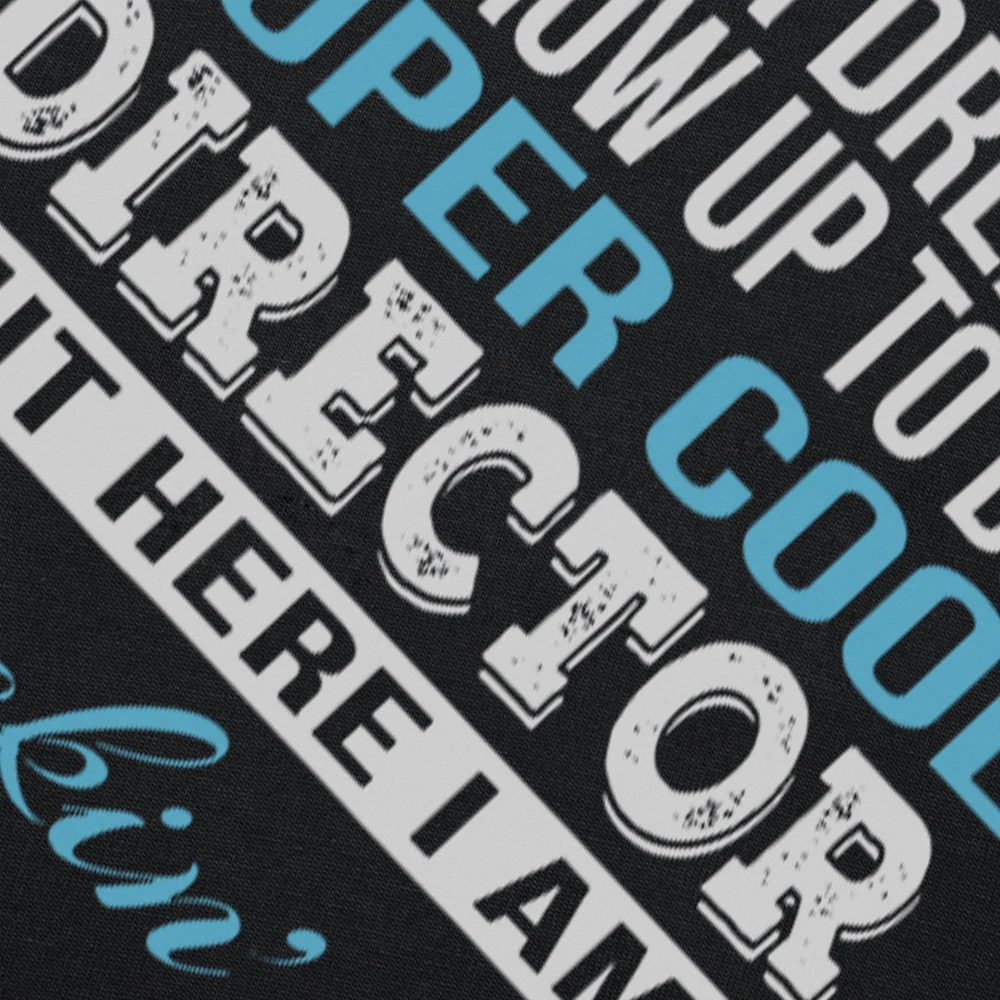 Funny Super Cool Director Tshirt Gift T-Shirt Retro Male Tops Summer T Shirt Cotton Printed_voghion.com