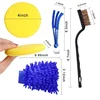 Detailing Brush Set Car Cleaning Brushes Washing Glove Towel Sponge For Car Leather Air Vents Rim Cleaning Dirt Dust Clean Tools 2