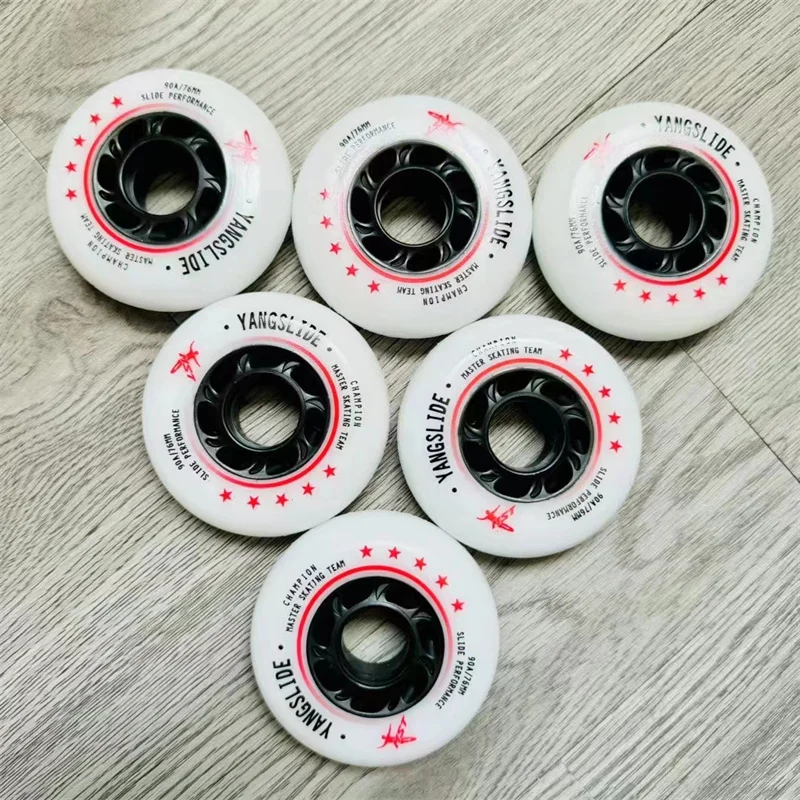 YOUNGSLIDE MST 90A Sliding Wheels for SEBA FSK Slide Skating Drift Shift Roller Inline Skates Tires 90A 72mm 76mm 80mm 8pcs