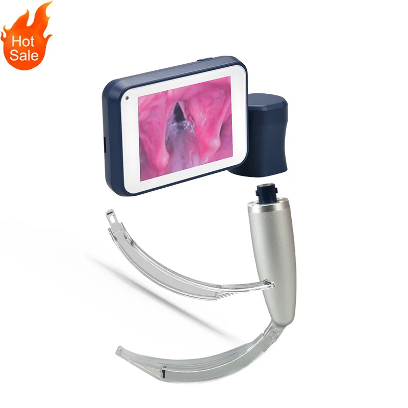 

BESDATA Portable Rigid Anesthesia Intubation Pediatric Video Laryngoscopy Disposable Laryngoscope for adult and pediatric