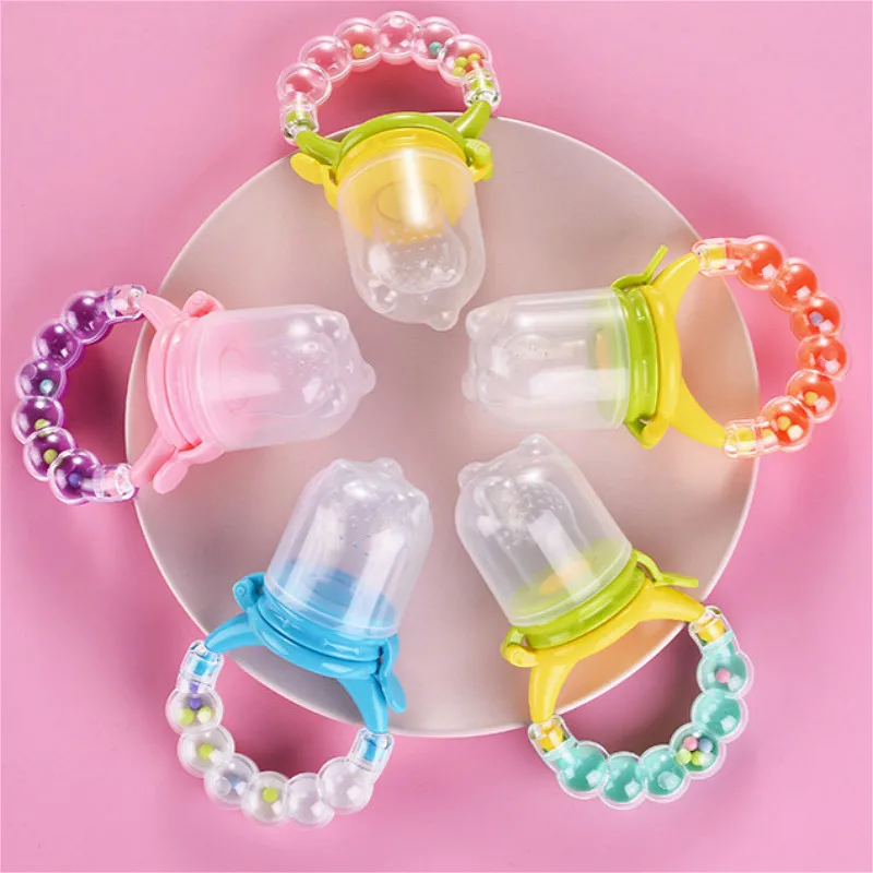 Fresh Food Nibbler Baby Pacifiers Safe Baby Supplies Nipple Teat Pacifier Bottles Vegetable Fruit Feeding Nipple Soothe
