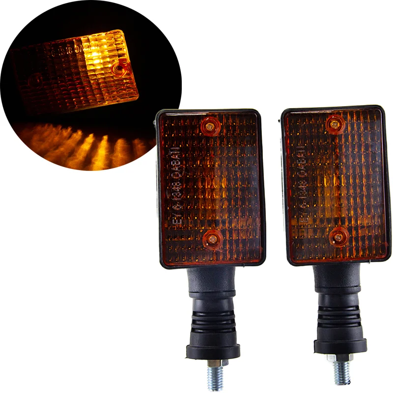 Rear Turn Signal Indicators – Fits Yamaha XT350 XT600 XT550 XT250 FZ750 (2-Pc Kit)