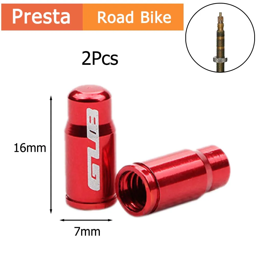 MTB Vacuum Bicycle Accessories Tire Valve Protector Aluminum Bike Tire Caps Schrader/Presta