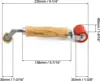 40mm Silicone Seam Roller With 6mm Brass Detail Penny Roller Smoothing Seam Roller Tool for PVC/TPO/EPDM Single Ply Roofing Tape 4