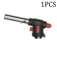 

Brass Chrome Plated Tube Butane Gas Torch Baking Lighter Iron Welding Torch Tool For Camping Kitchen Industrial Welding 19mm