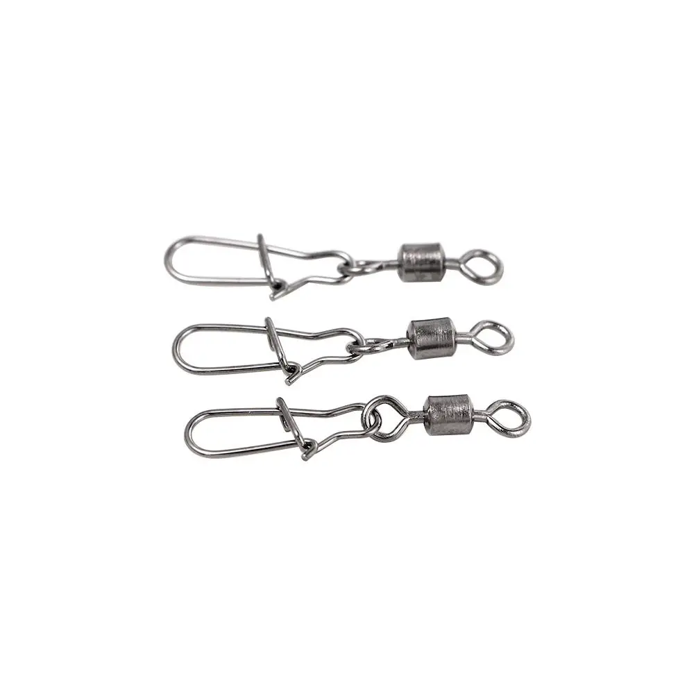 Pins Fishing Tackle Fishhook Pin Snap Swivel Connector Swivels Interlock Pin Snap Fishing Rolling Connector Fishing Connector