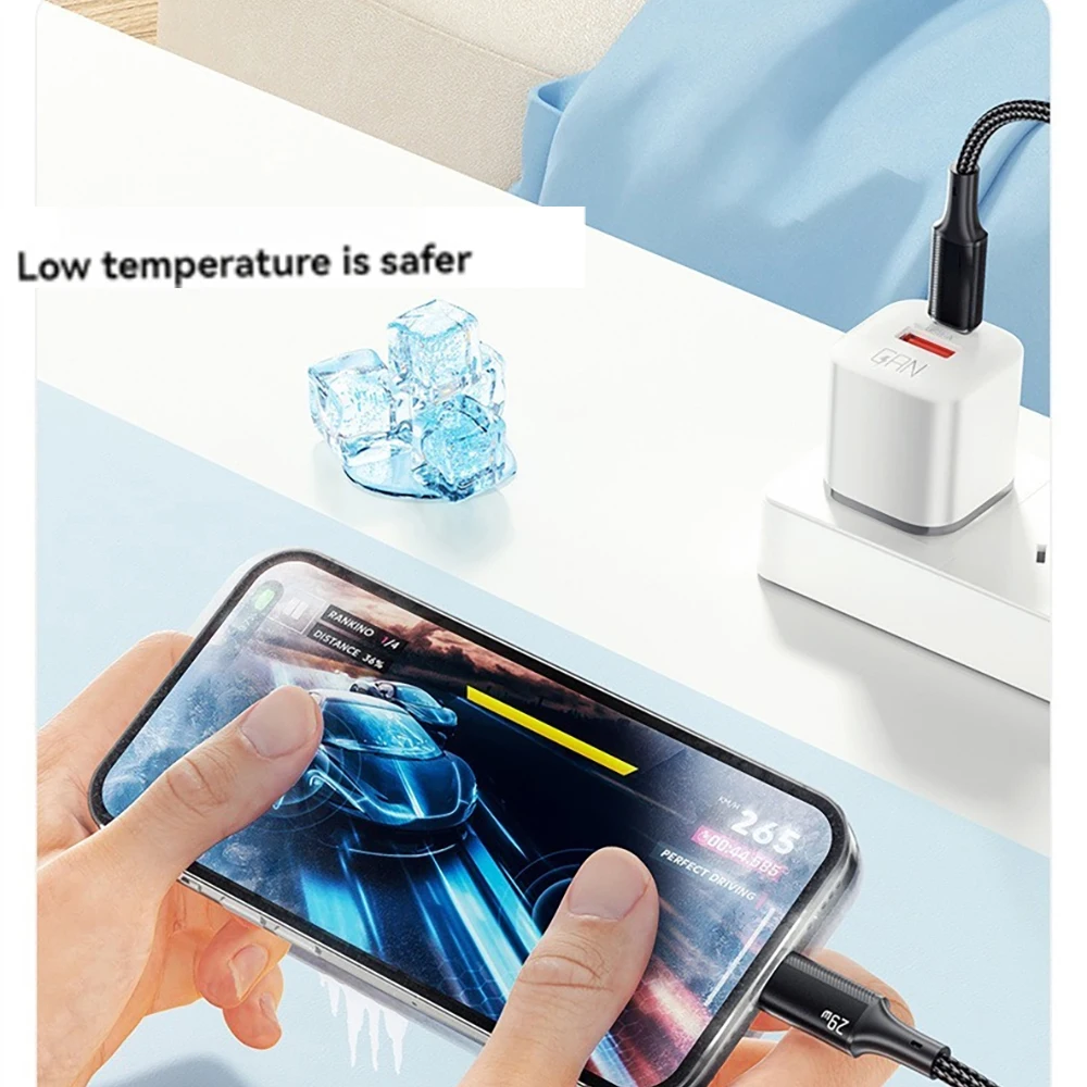 PD29W USB 케이블 iPhone 15 14 13 12 Pro Max 11 iPad Mini Type C 고속 충전 USB C 데이터 와이어 코드 480Mbps 데이터 전송