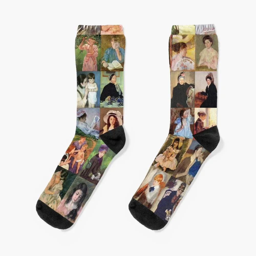 

Mary Cassatt Socks Stockings man hip hop luxe new in's Socks Girl Men's