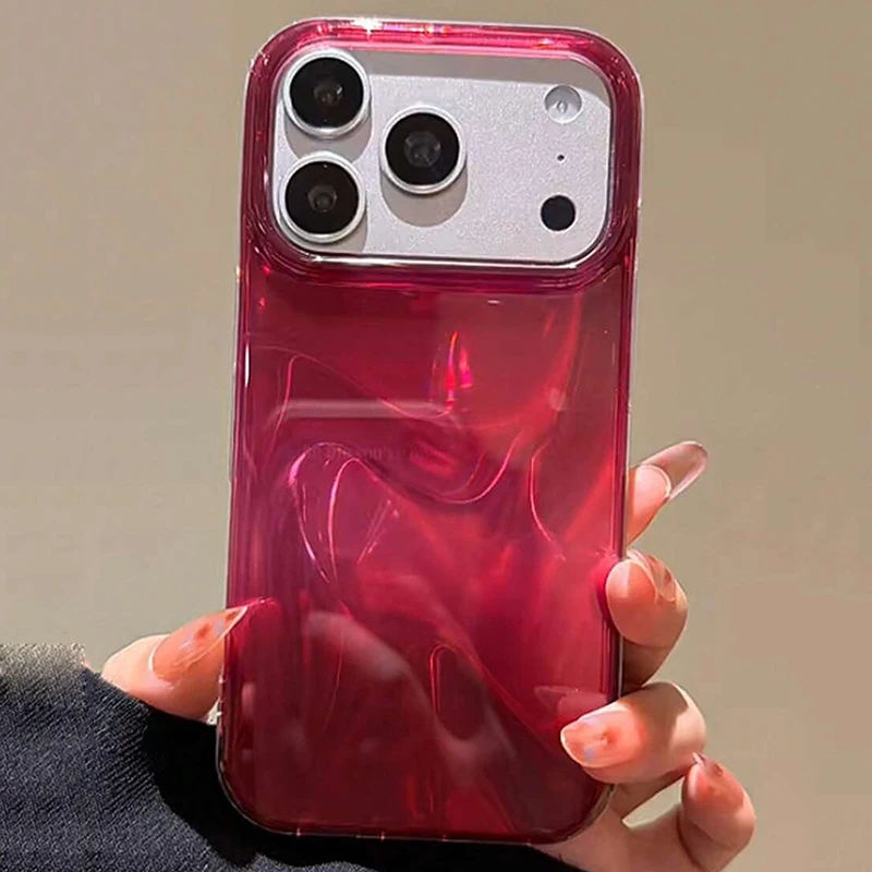 Luxury Claret Water Ripple Phone Case - Stylish and Elegant Design