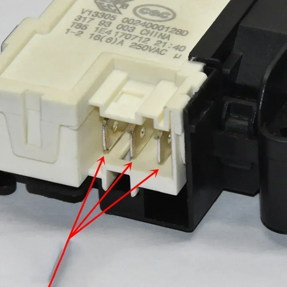 New Door Lock ZV-447 For Haier Washing Machine Electronic Delay Switch 0024000128D 0024000128A Washer Parts