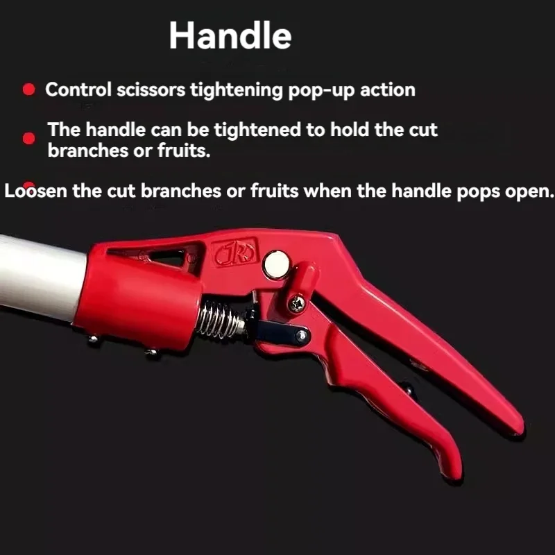 High Branch Shears for Picking Persimmons  Longans  Lychees and Grapefruits Telescopic Extension Poles Garden Tools 5