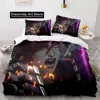 Arcane Anime Game Jinx Bedding Set Bedding Set Cute Quilt Cover Bed Cover With Pillowcase Twin Single Queen King Size Boys Adult 2