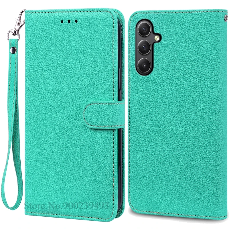 Elegant Leather Wallet Flip Case for Samsung Galaxy M35 5G