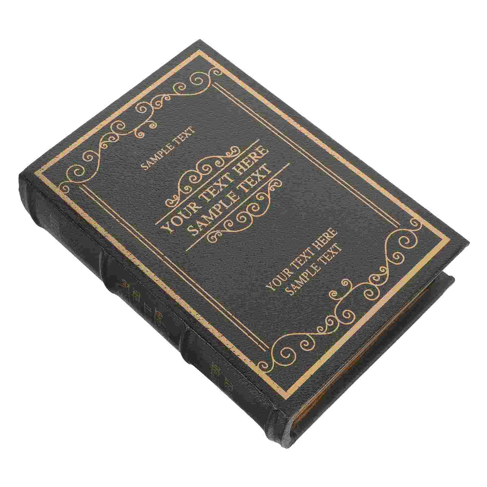 

Book-type Storage Box Decoration Fake Book Vintage European Style Book Decor