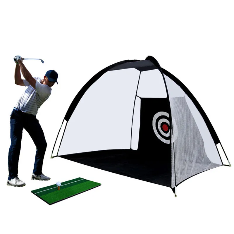 

3M Foldable Golf Practice Net Indoor Outdoor Tent Garden Grassland Golf Hitting Cage Training Aid Trainer Golf Sports Equipment