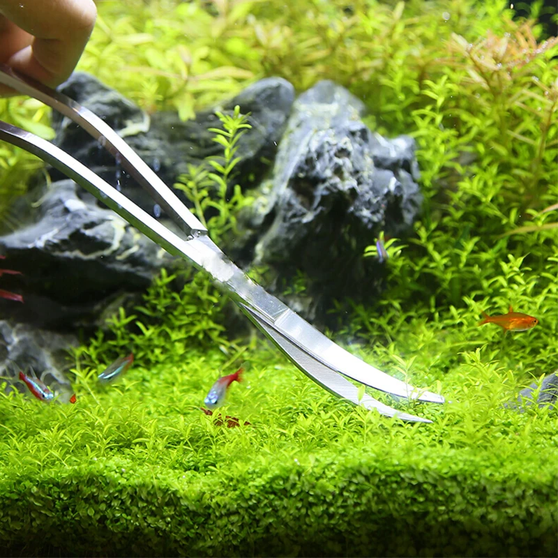 Aquarium cleaning tools Aquarium Cleaning Tools Set Wave Scissors Tweezers Aquatic Plant Grass Trimming Stainless Fish Tank Tools Aquarium Accessories