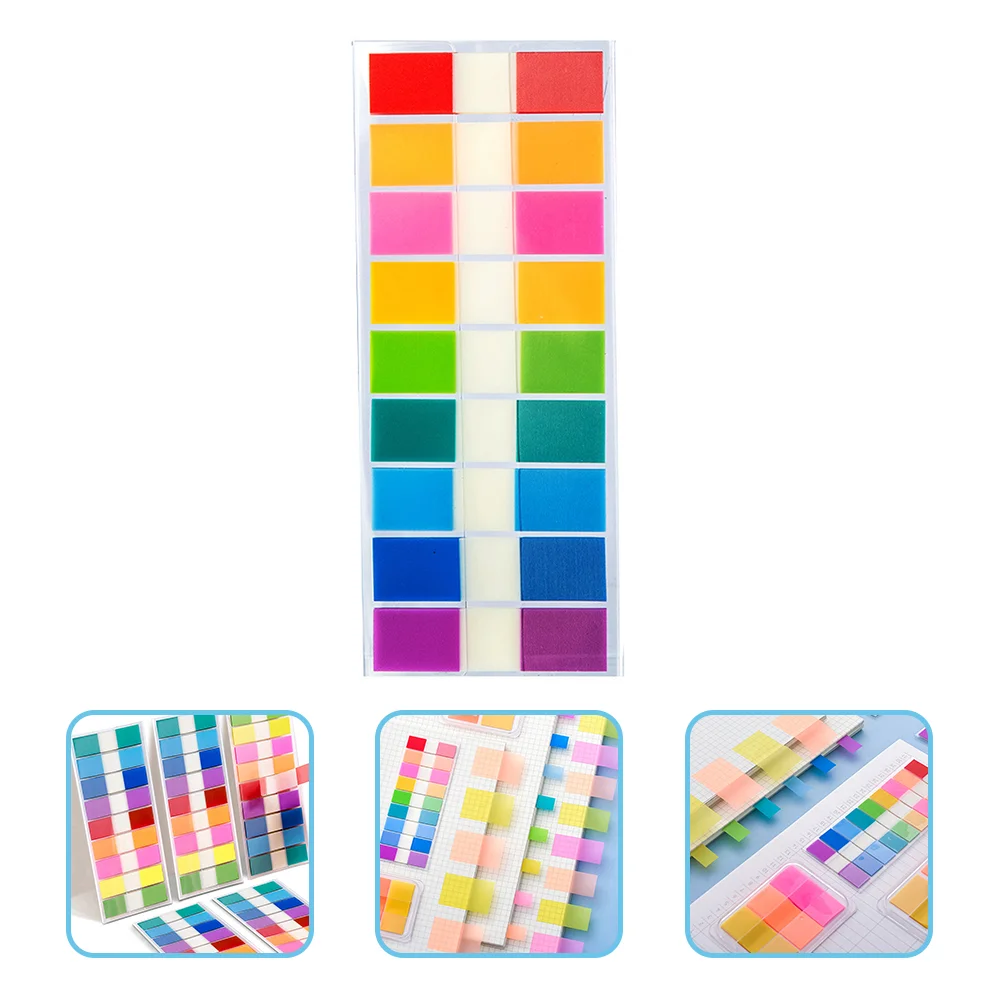 900 Pcs Index Sticker Stickers Book Stickers Sticky Notes School Gadgets Tabs Markers Page Notebook Transparent Planner Supplies