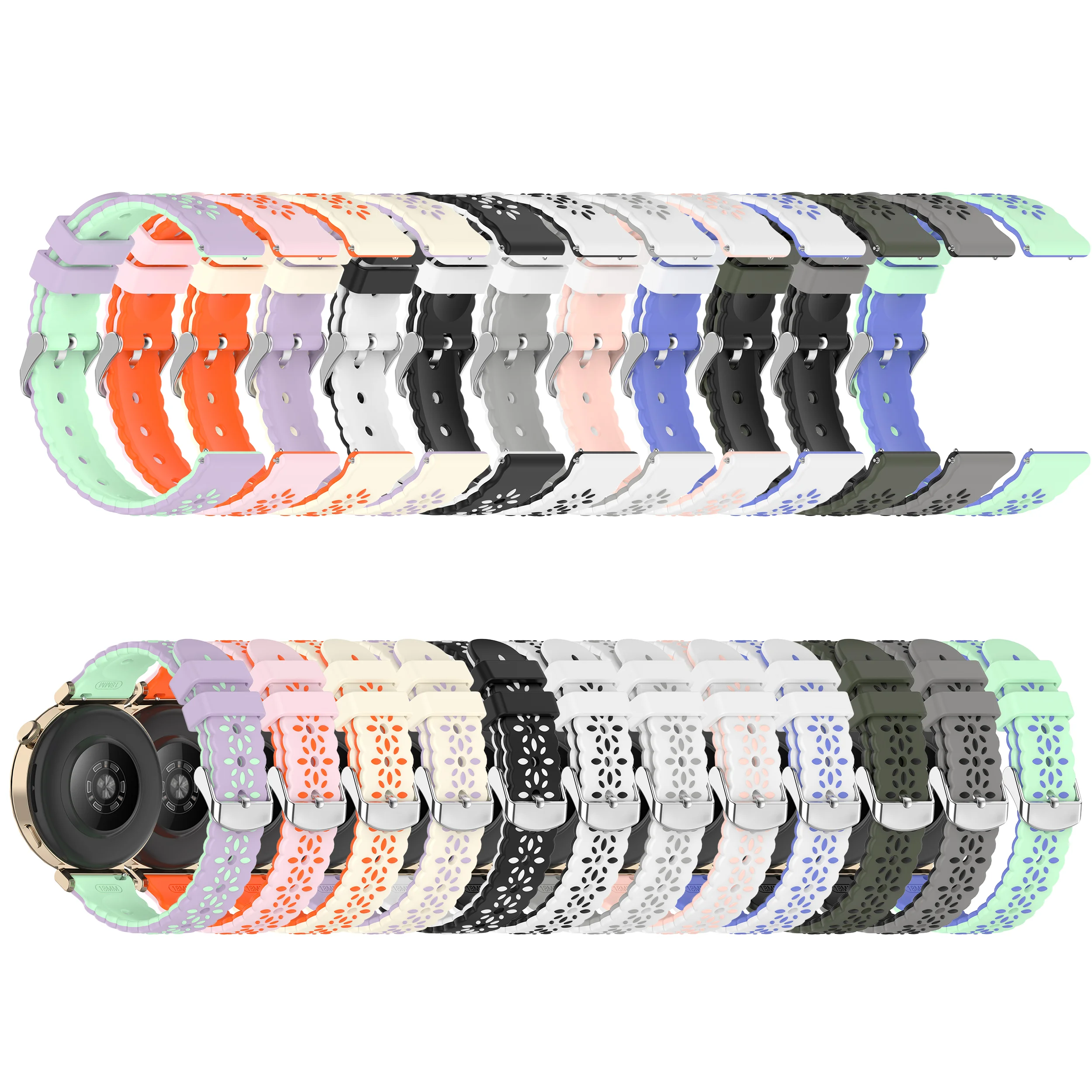 Elegant 18mm Smart Watch Strap Wristband - Premium Bracelet Watchband Accessory