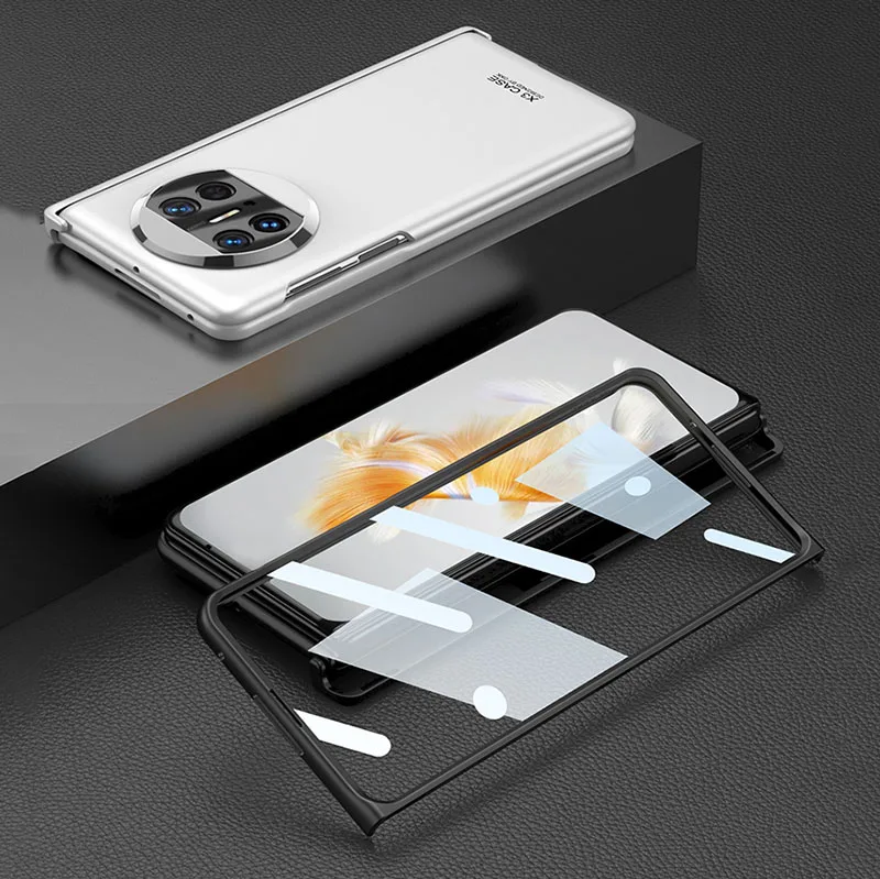 GKK Original Case For Huawei Mate X3 Case Magnetic Hinge Tempered Glass Film Protection Stand Hard PC Cover For Huawei Mate X3