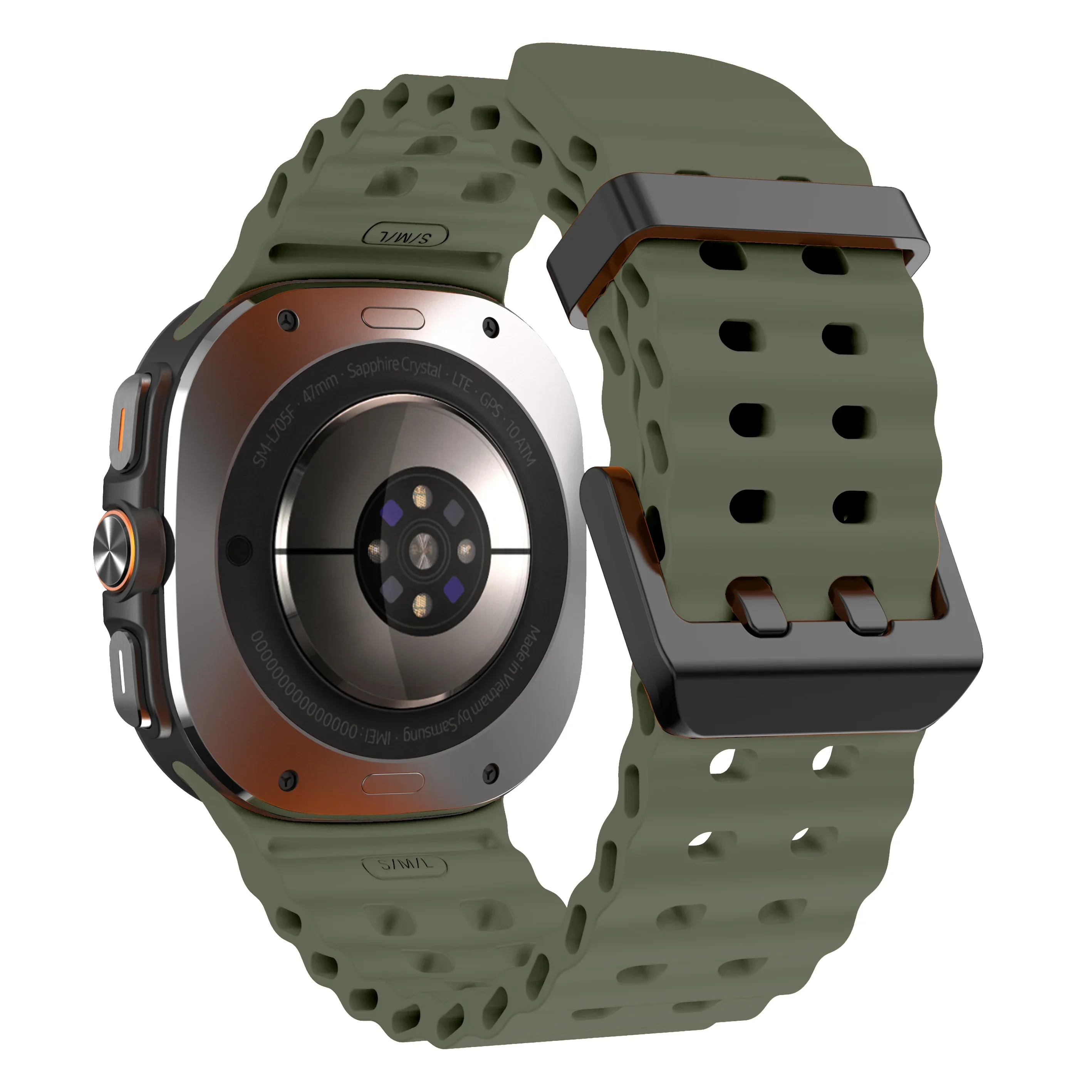 Premium Sport Silicone Bracelet for Samsung Galaxy Watch Ultra 47mm