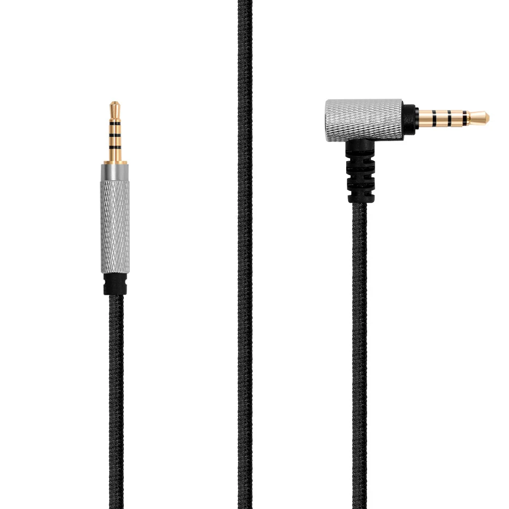 OFC Braided Replacement Cable Extension Music Cord Wire for Sennheiser PXC550 PXC480 PXC 550 480 MB660 MB 660 UC MS Headphones