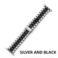 6 silver black