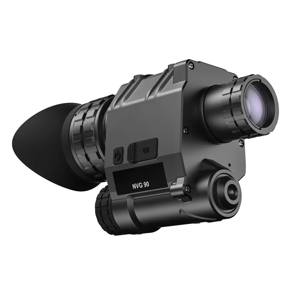 NVG90 1280X960 디지털 야간 투시경 헬멧 열화상 야간 투시경 단안경 (50Hz/100Hz) 사냥용