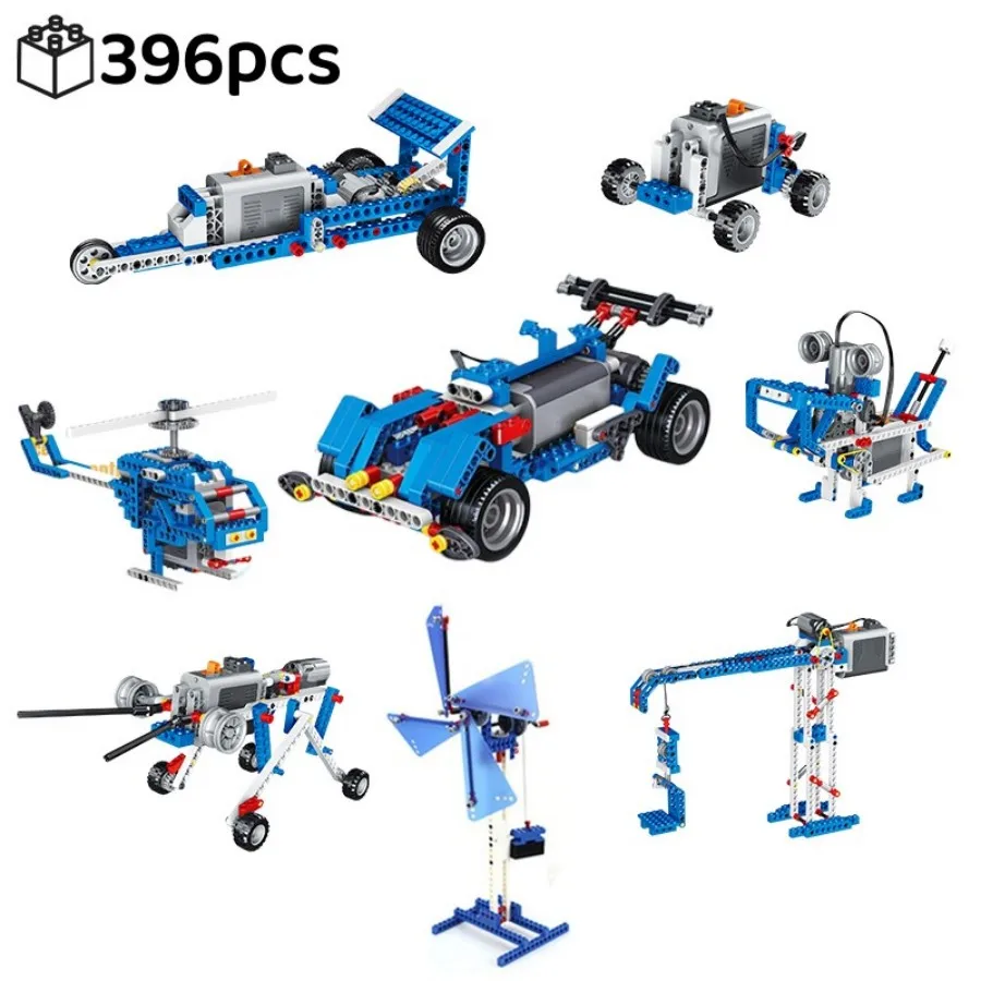 Building Block Toy STEM Technical Parts Multi Technology Programming Educational Students Learn Power Function Kid Gift