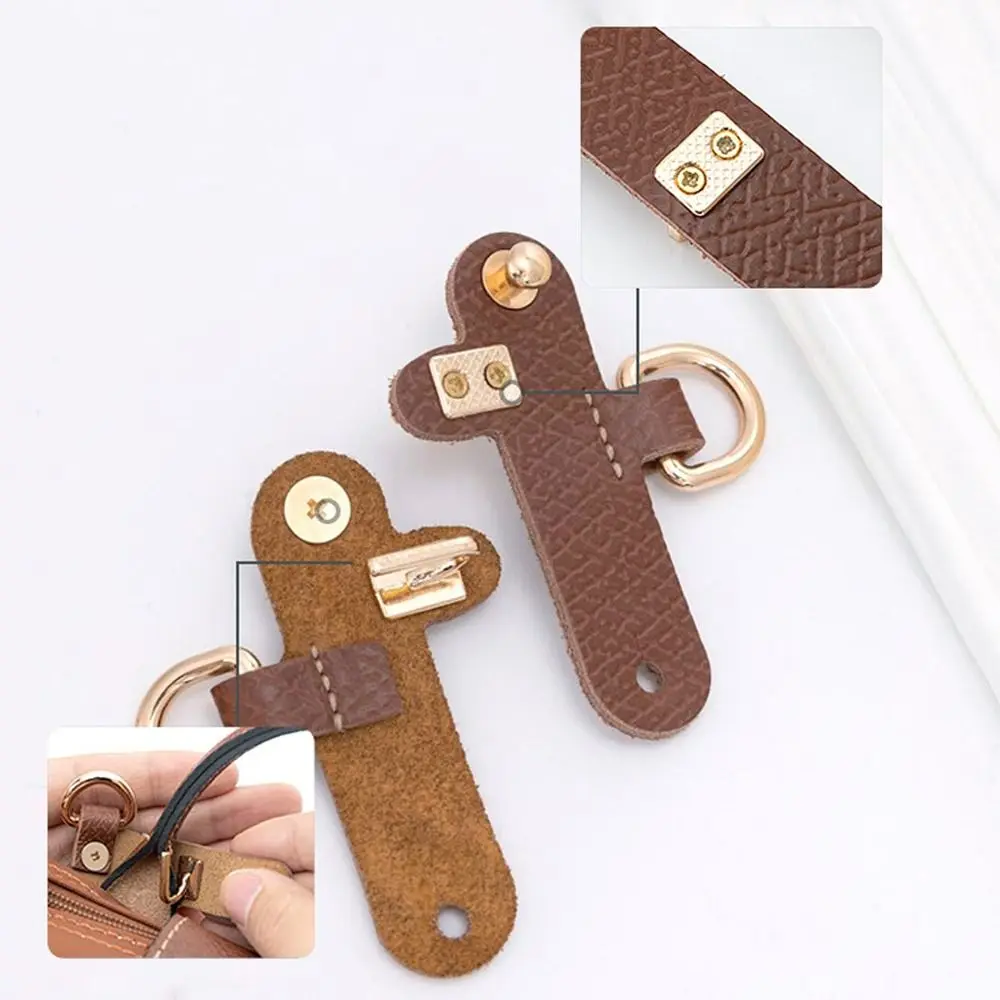 Replacement Genuine Leather Strap Punch-free Shoulder Strap Transformation Buckle Conversion Hang Buckle for Longchamp