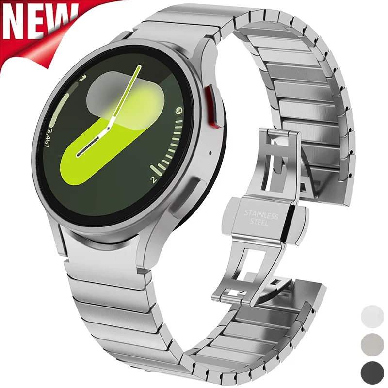 Luxury Titanium Color Stainless Steel Bracelet Band