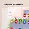 Montessori Alphabet Matching Game, Magnetic Parking Lot Maze, 26 Letters Cars Puzzle For Kids,Letters Vocabulary Learning 4