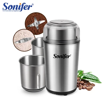 Detachable Electric Coffee Grinder Dry&Wet 2 In 1 Grass Nuts Herbs Grains Pepper Spice Flour Mill Coffee Beans Grinde Sonifer 1