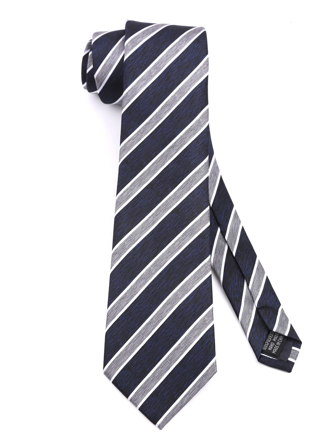 Luxus 8CM Herren Krawatten Solide Schwarz Wein Floral Gestreiften Business Krawatten Krawatte Für Männer Bräutigam Hochzeit Party krawatte – Detail 11