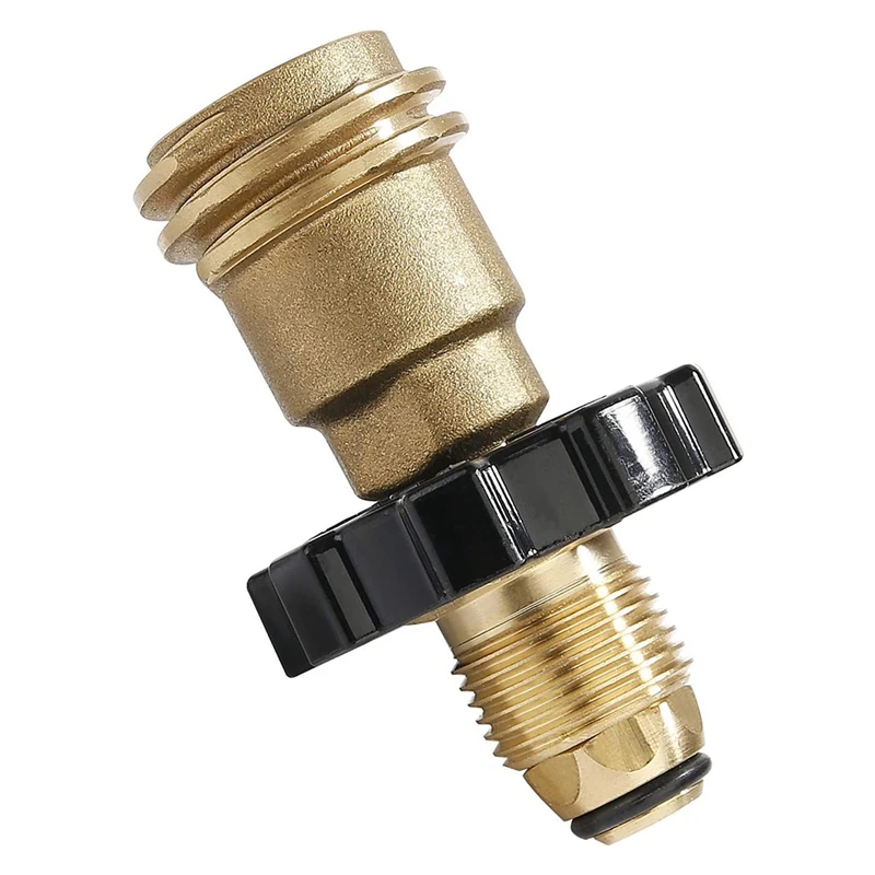 

Адаптер для пропанового резервуара преобразует POL в QCC1/Тип 1 с гаечным ключом, переходник для пропанового шланга старого типа