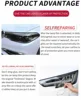 Self-healing Tpu Ppf Headlight Film Anti Scratches Protect Smoke Black Car Lamp Tint Film For Audi Bmw Tesla Decorate Styling 2