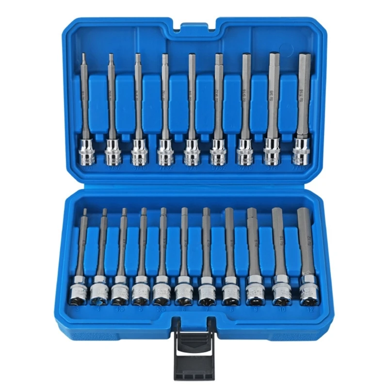 

110mm Head Allen Wrenches Drill Bit Set Long Allen Screwdriver Bit Tip Key Screwdriver Sockett Bit Set