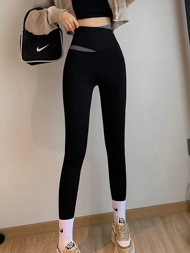 Tight-fitting Leggings for Fall/winter New Style Slim Yoga Pants Women's  Outer Wear High Waist Plus Velvet Thickening Women - AliExpress